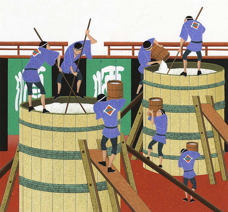 How to Japanese sake brewing , Introducing all 12 processes in an easy-to-understand manner